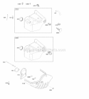 Blower HousingShrouds Diagram and Parts List for 20M314-3021-F1  Briggs and Stratton Engine